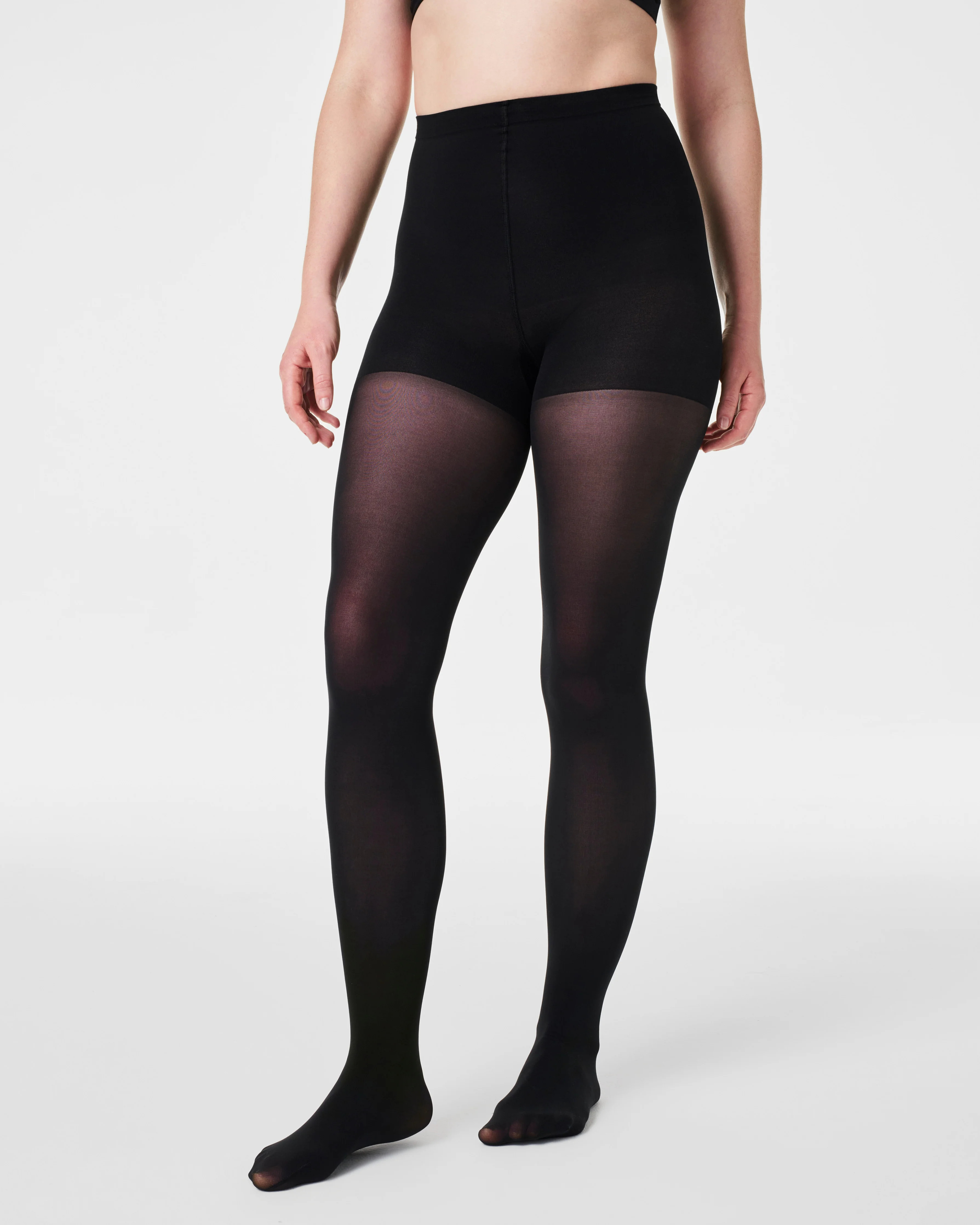 Spanx Women's SPANXshape Shorty Tights in Black | Spanx