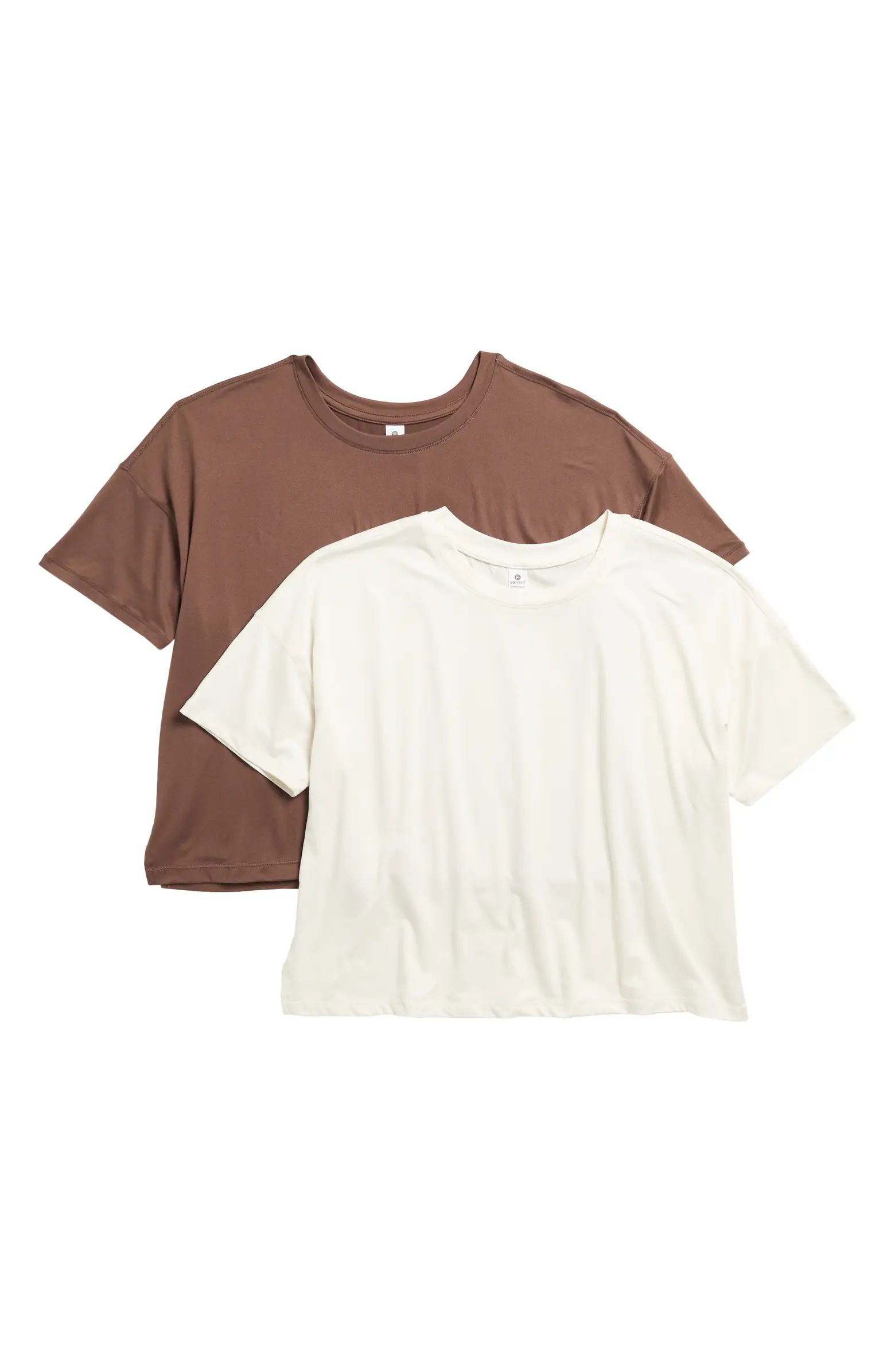 2-Pack Deluxe Cropped T-Shirts | Nordstrom Rack
