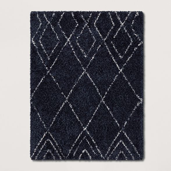 Diamond Patterned Shag Woven Rug - Project 62™ | Target