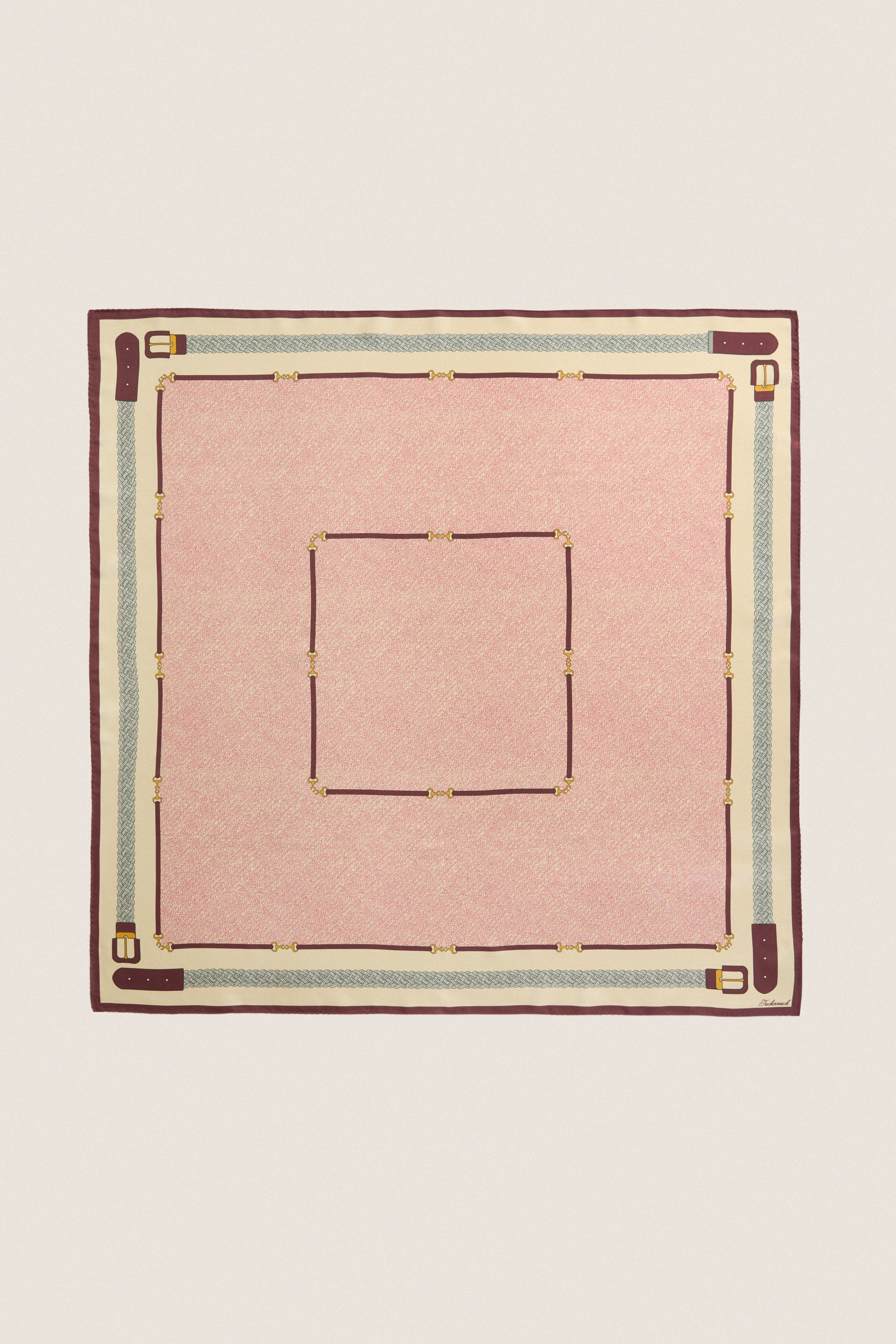 Blush Belts Medium Silk Scarf | Shop.app