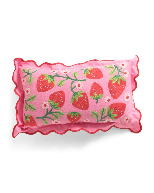 14x24 Outdoor Strawberries Pillow | TJ Maxx