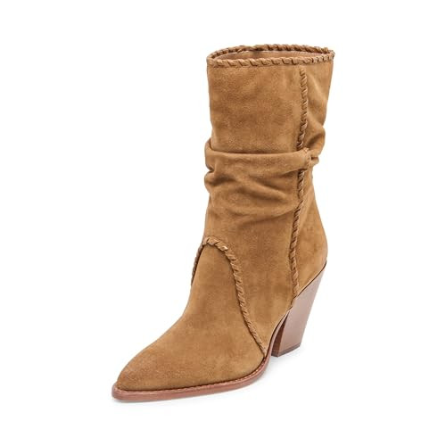 Dolce Vita Women's Julith Mid Calf Boot, LT Brown, 7 | Amazon (US)