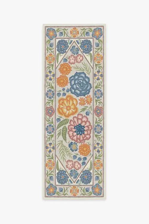 Prado Blue Bouquet Rug | Ruggable