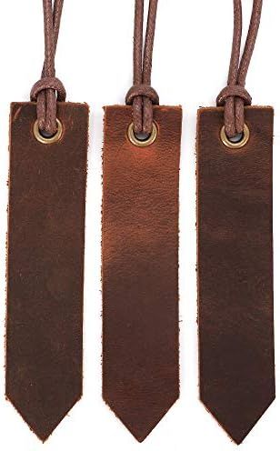 Jagucho Leather Bookmarks for Men Women Teen Boys Girls, Handmade Reading Page Markers for Book, ... | Amazon (US)