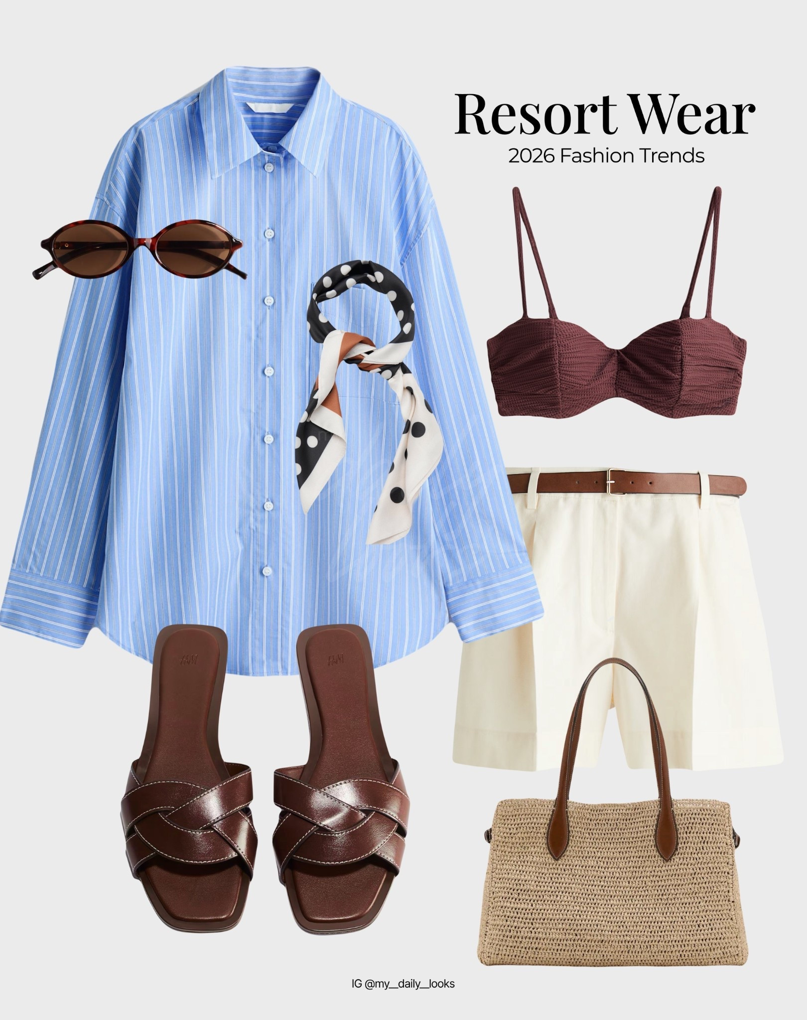 Vacation outfits 🖤 

Tags: Summer style, summer inspo, holiday, vacation, beach holiday, vacation outfits beach, resort wear 2026, blue linen shirt, white shorts, straw bag

#LTKstyletip #LTKswimwear #LTKsummer