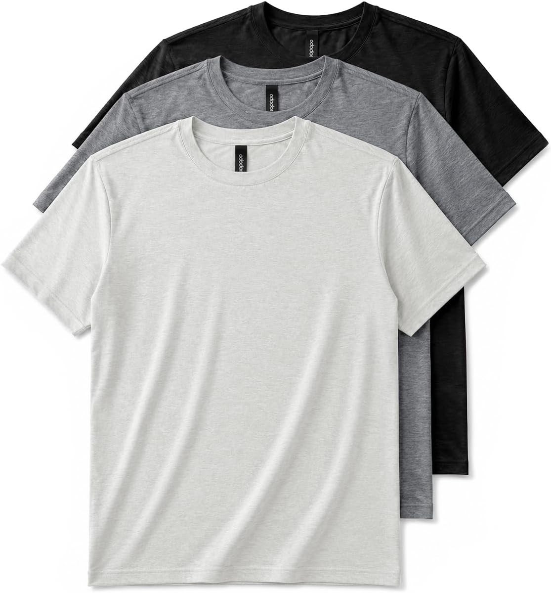 ODODOS Men's Performance T-Shirt - odSTRATUM Tech Tee, Ultra Soft Moisture Wicking UPF 50+ Fitness Shirts - The Ascent Series | Amazon (US)