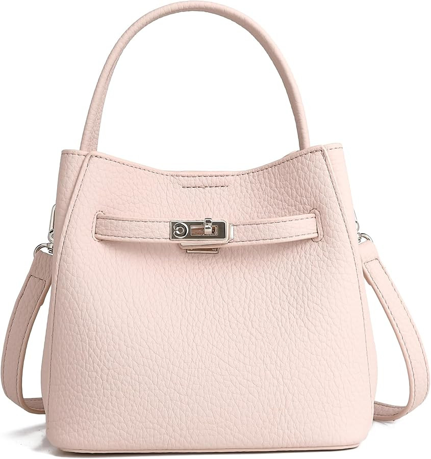 Ladies' wallet, light luxury bucket bag, lychee patterned handbag, high-end sense, one shoulder v... | Amazon (US)