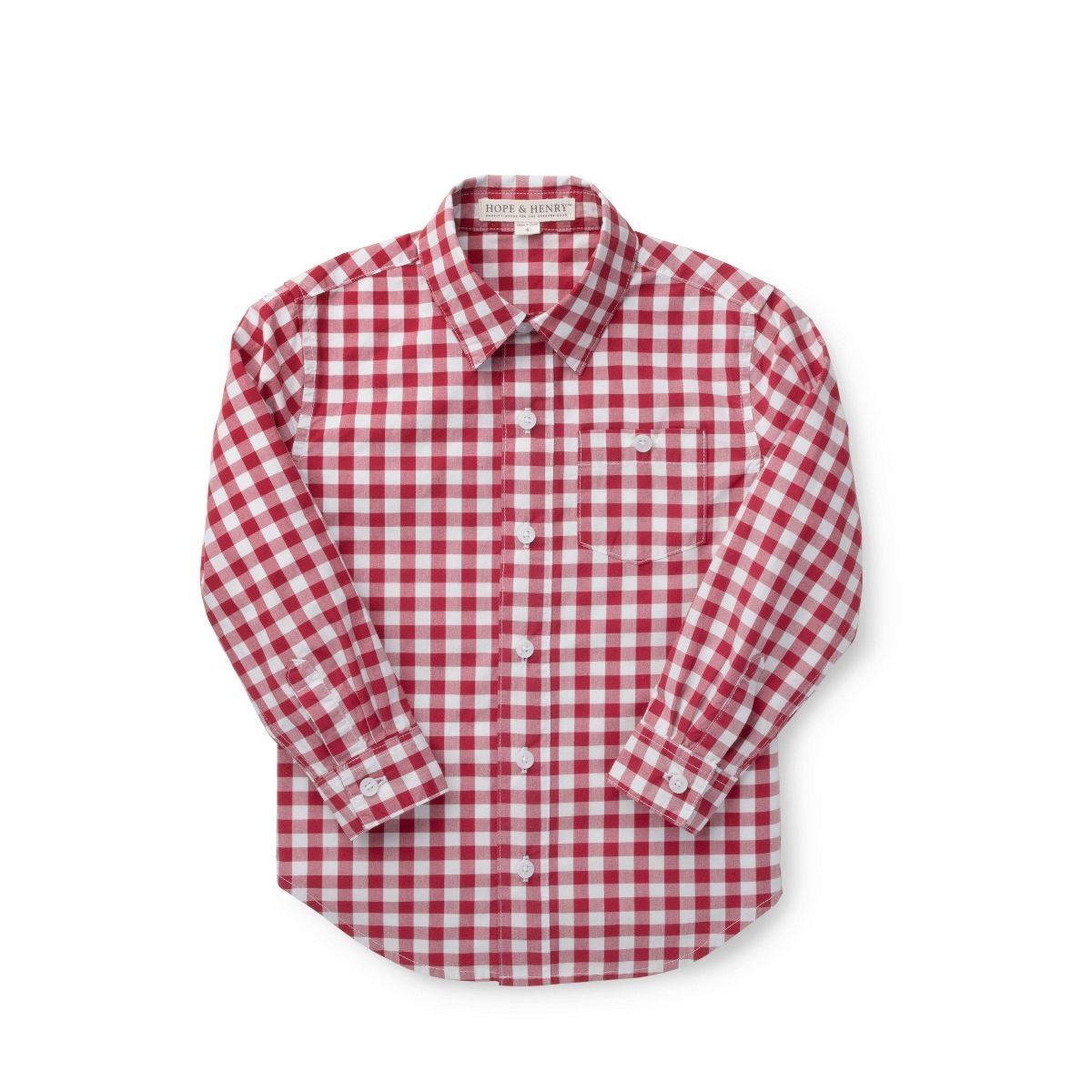 Hope & Henry Boys' Poplin Button Down Shirt, Kids | Target
