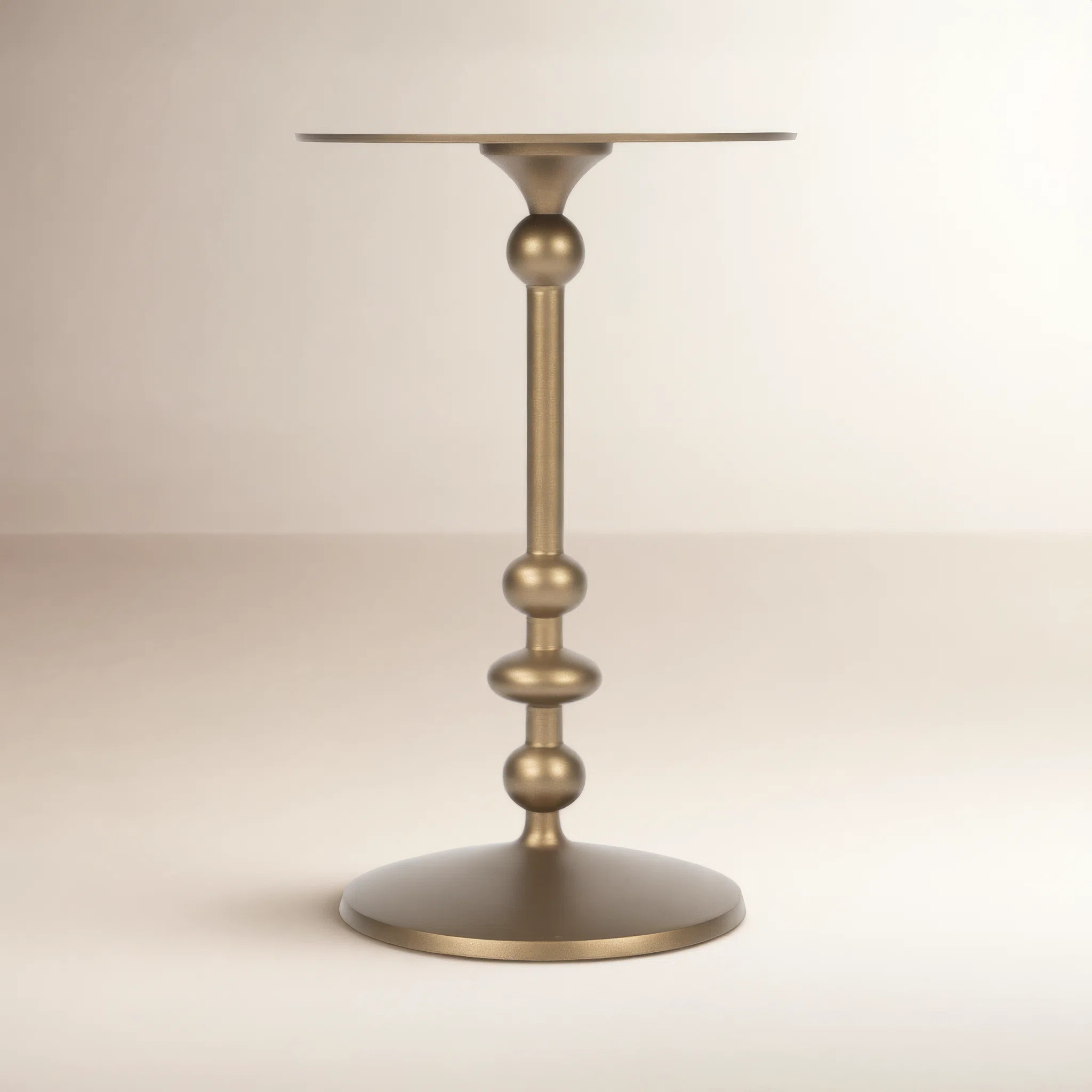 Gordy Aluminum Pedestal End Table | Joss & Main