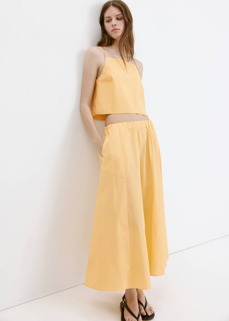 100% cotton tank top pastel yellow - Women - XS - MANGO | MANGO (UK)