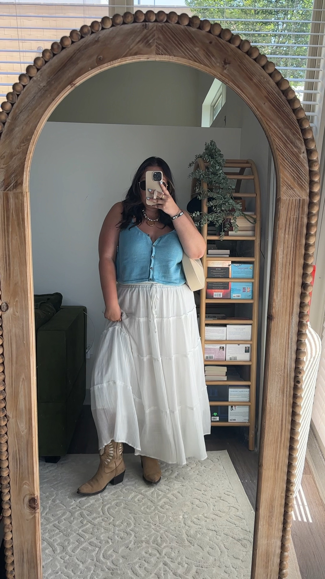 CMA fest day 2 outfit!! XL in top and 1X in skirt! 

#LTKStyleTip #LTKFindsUnder100