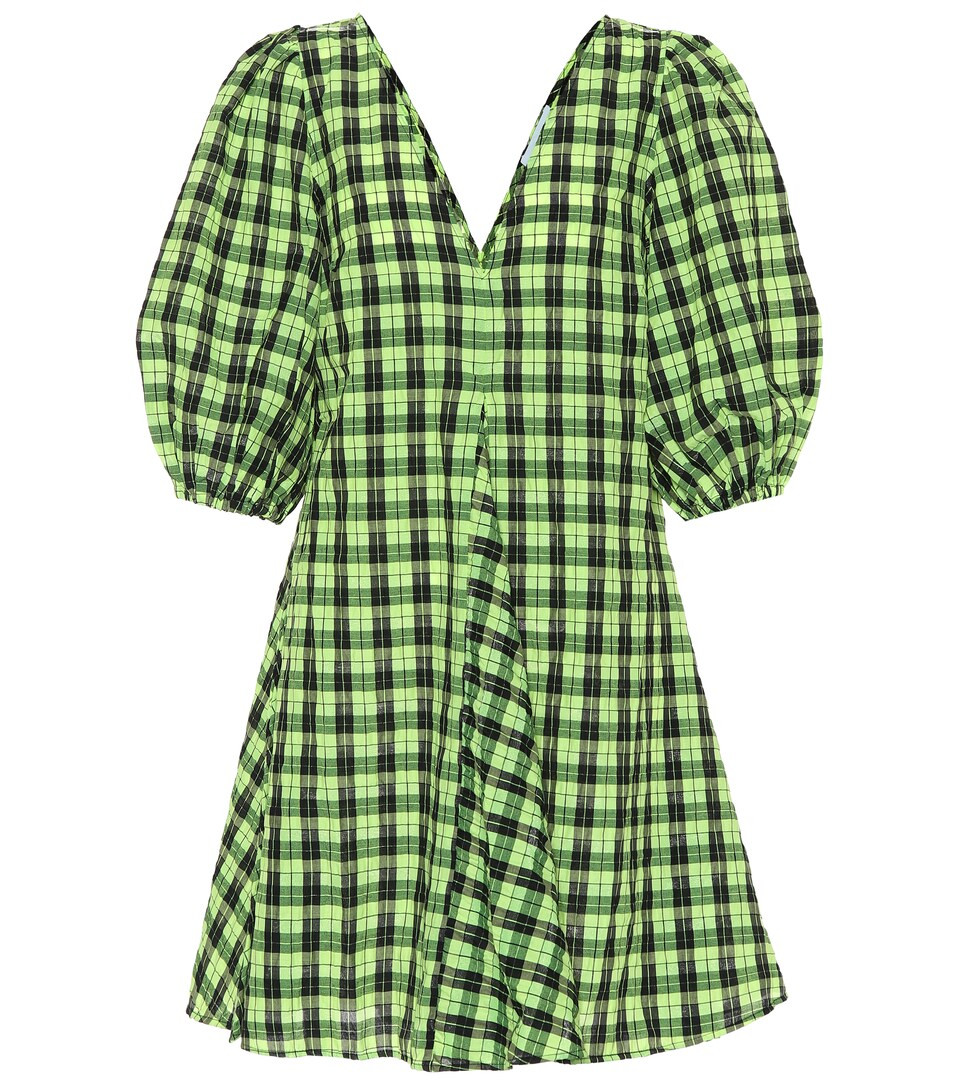 Kariertes Kleid aus Seersucker | Mytheresa (DACH)