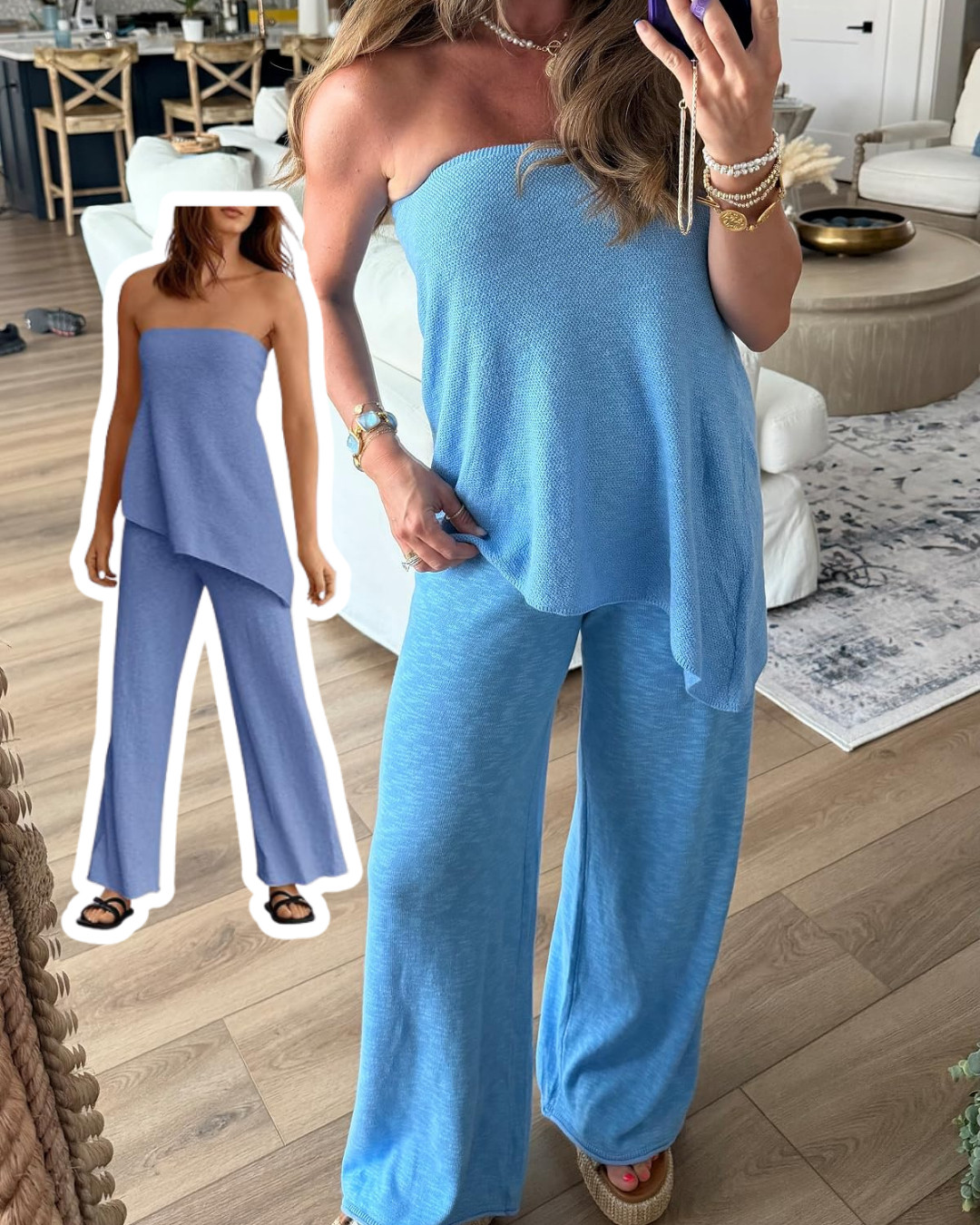 Upgrade your loungewear game with this comfy yet chic jumpsuit! Perfect for relaxing at home or running errands.

loungewear outfit, comfy chic, casual chic, summer jumpsuit, matching set, vacation style, everyday comfort, cute casual look 

 #LTKootd #LTKOver40 #LTKPetite