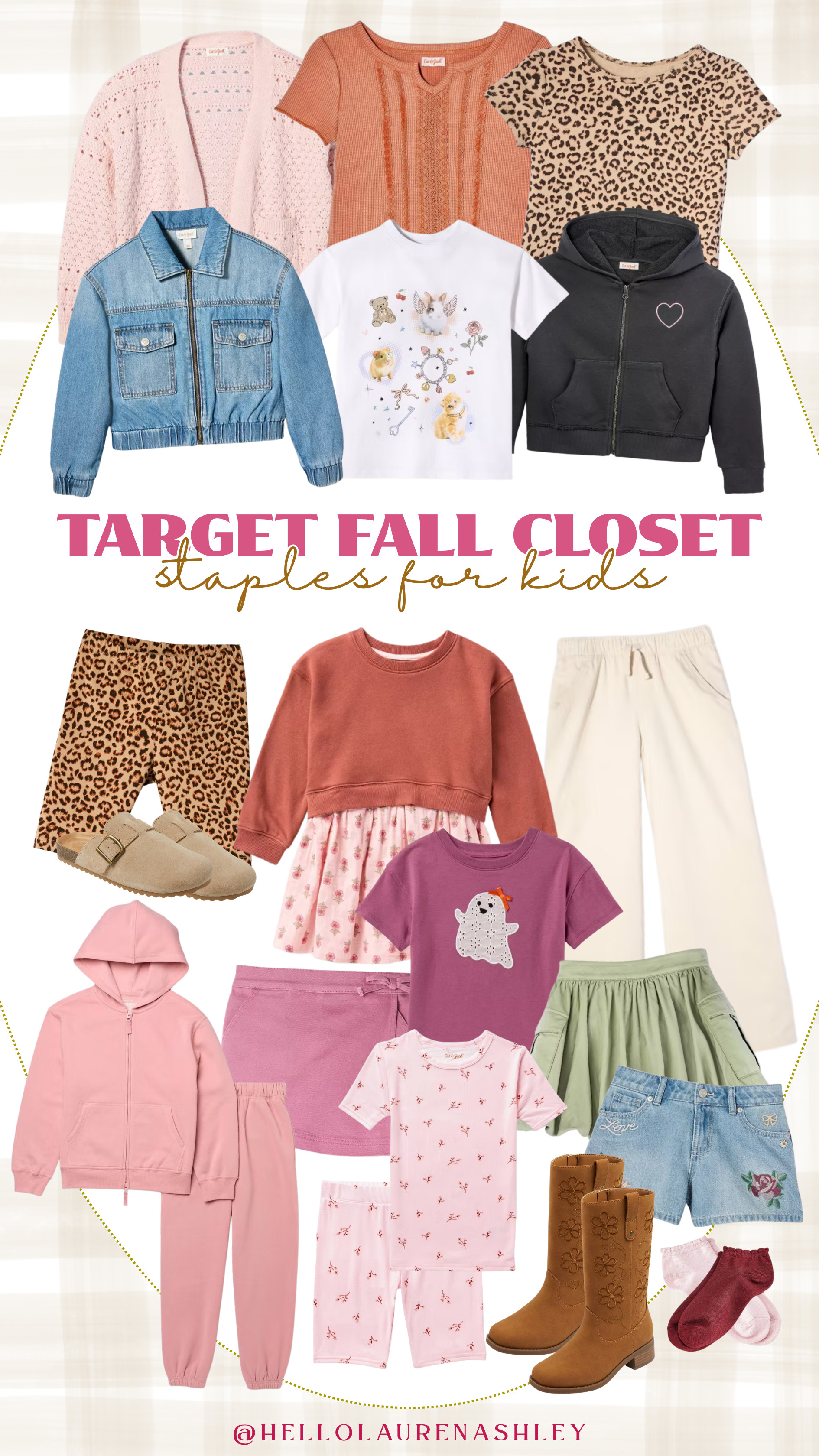 Target fall closet staples for kids 🍂 stocking up on cozy cardigans, leopard print tops, denim jackets, graphic tees, joggers, and the cutest fall boots. So many cute fall outfits for girls this season, all from @Target! 

 #LTKmomlife #LTKSeasonal #LTKKids