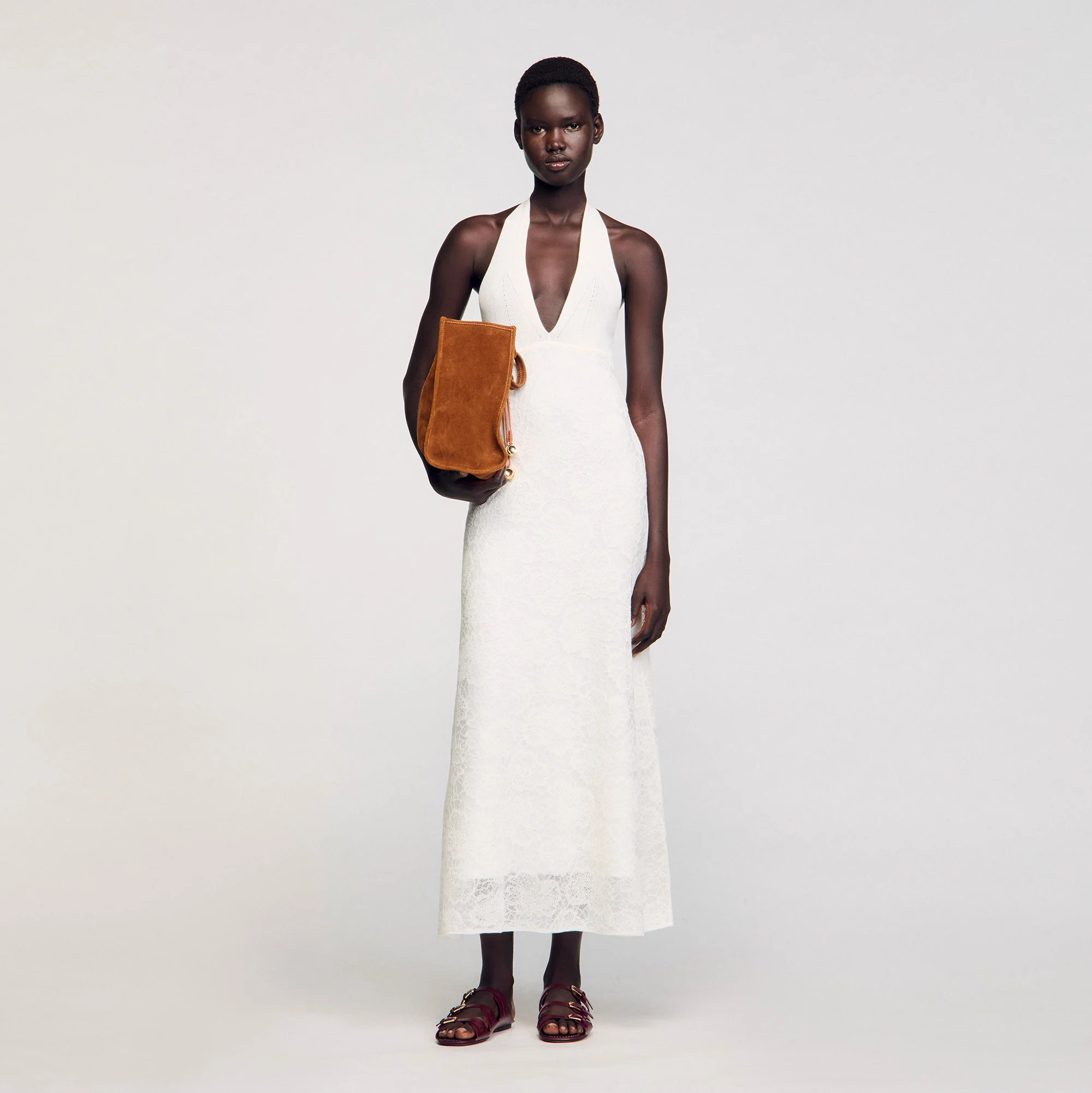Maxi knit dress | Sandro US | Sandro-Paris US