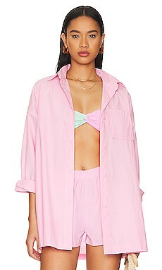 BEACH RIOT Alexa Top in Prism Pink from Revolve.com | Revolve Clothing (Global)