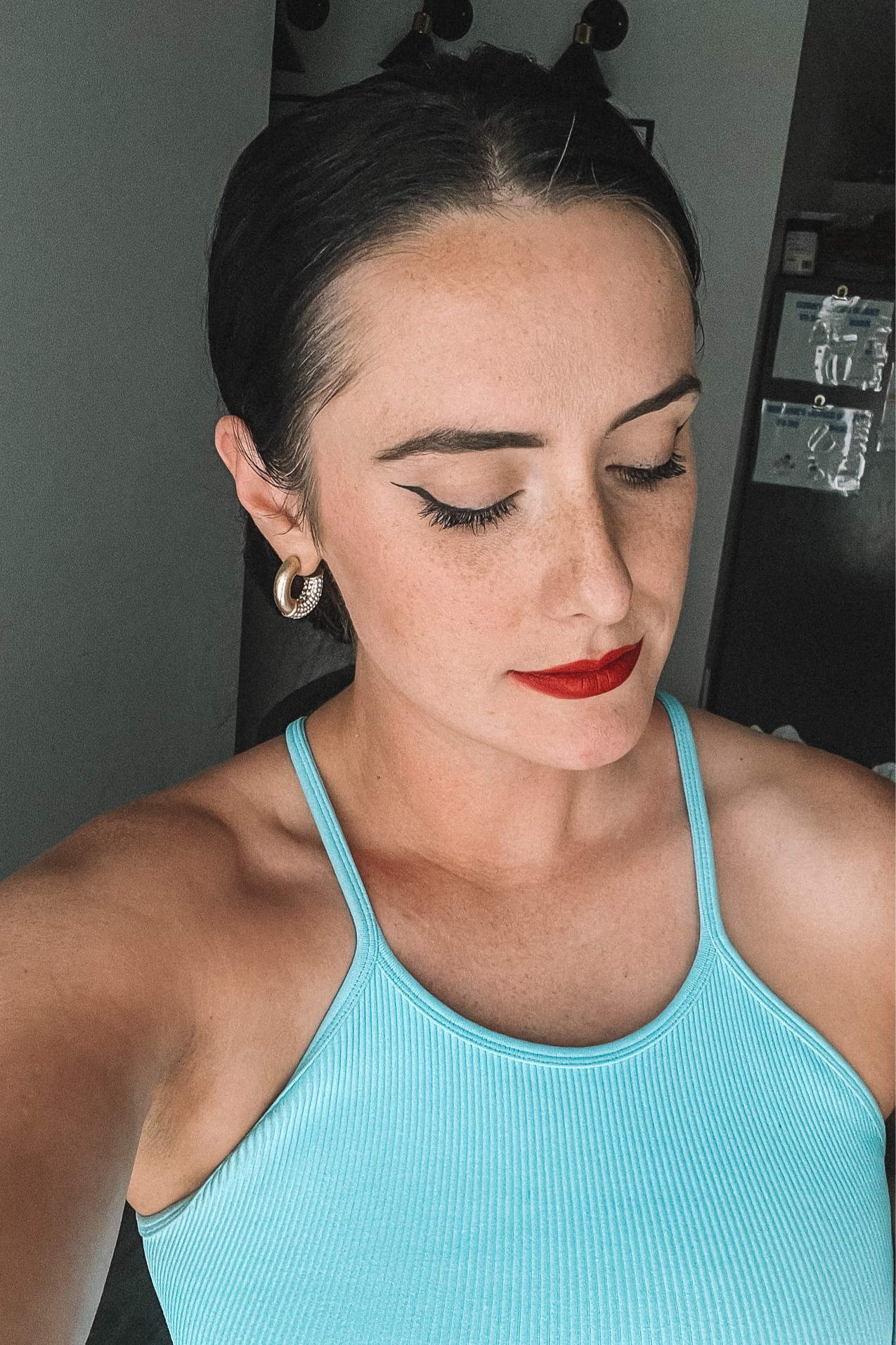 Current favorite eye & lip combo! A bold winged eyeliner that lasts all day and is so easy to apply! Paired with a bright and bold red lip! 



#redlipstick #eyeliner #nyx

#LTKstyletip #LTKbeauty #LTKsalealert