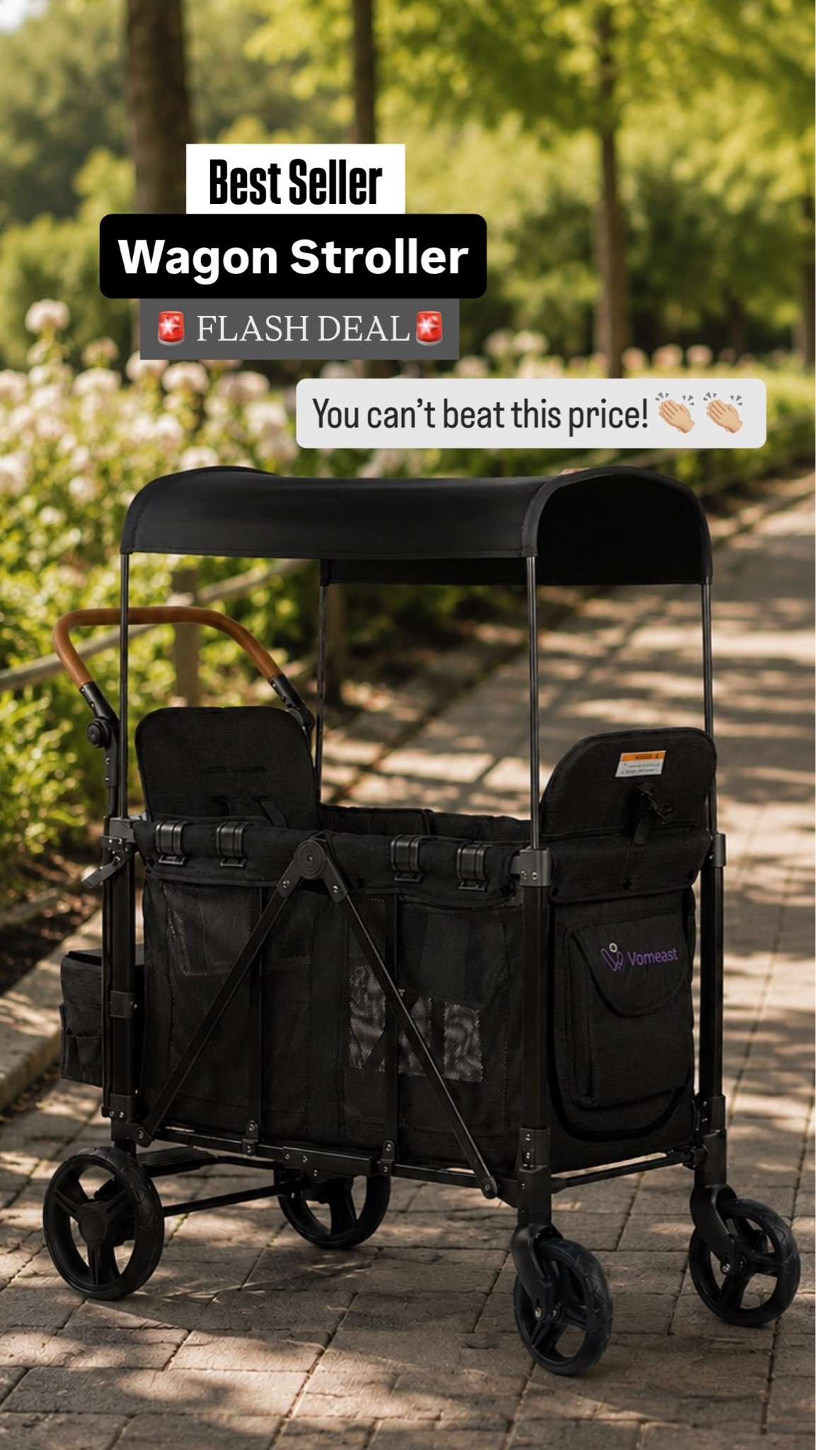 If you’ve been looking for a stroller wagon without spending a fortune, this one is SUCH a good find 👏🏻🖤 It has the sleek high-end look, canopy shade, tons of storage, and folds up for easy transport — perfect for park days, sports games, zoo trips, vacations, and everyday mom life ✨

I can totally see why this stroller wagon is a best seller! The reviews are amazing and the price right now is SO good 🚨

Linking this wagon stroller plus more family and outdoor finds in my LTK! 🤍

#LTKFamily #StrollerWagon #MomFinds #AmazonFinds #FamilyEssentials #OutdoorFamilyFun #ToddlerMom #ParentingFinds #TravelWithKids

#LTKSaleAlert #LTKKids #LTKTravel