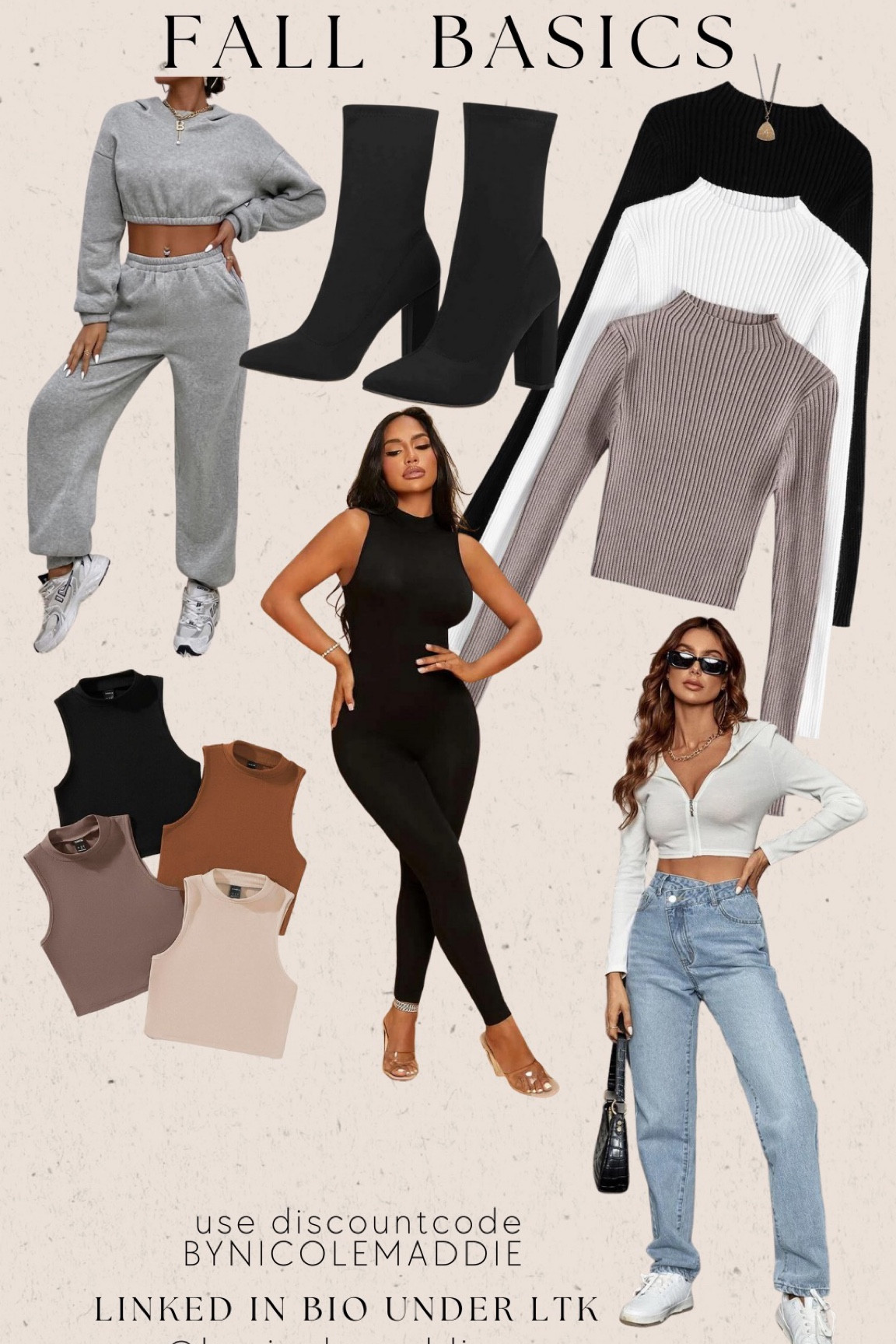 Affordable fall basics - use discount code BYNICOLEMADDIE 

#LTKstyletip #LTKSeasonal #LTKunder50