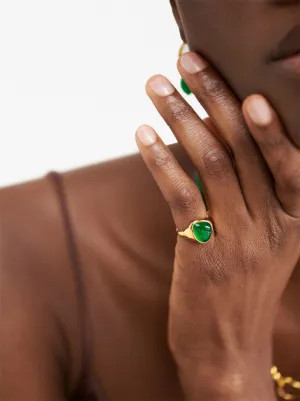 Monica Vinader Rio Gemstone Ring | Gold | FARFETCH AU | Farfetch Global