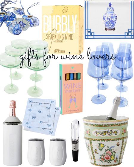 Gifts for the wine lover in your life! 🎁🍷Perfect for your friends, Mom, the host…. the list goes on! 

These range in price so there is something for everyone. Some are great to add to a bottle of wine but all are perfect on their own too!

One of my favorite gifts is to wrap a bottle of wine with a tea towel! Or tie the wine glass markers on to a bottle of wine for a fun and unique hostess gift. 

You can shop this picture on my LTK (link in bio)! 

If you love wine too… are you team white, red, rosé or sparkling? 🍷🥂

#LTKHoliday #LTKunder50 #LTKhome
