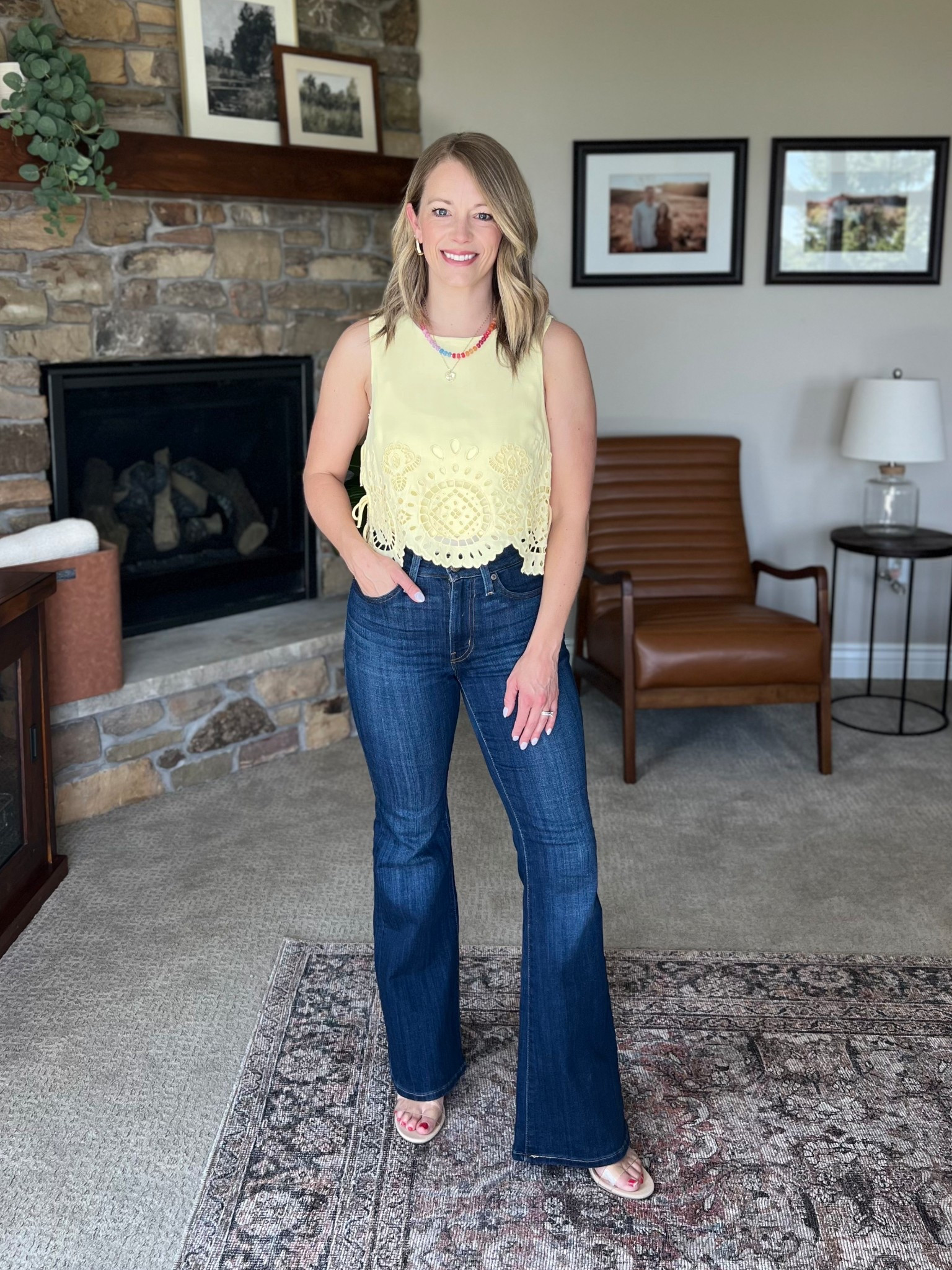 This great lace top in dreamy butter yellow is the color of the season! 🌻🌟💛 and I love these Target jeans! The cut is great for curves! 

#LTKPetite #LTKFindsUnder50 #LTKOver40