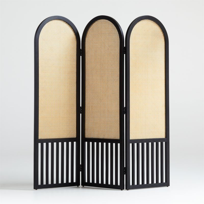 Anaise Cane Room Divider Screen + Reviews | Crate and Barrel | Crate & Barrel