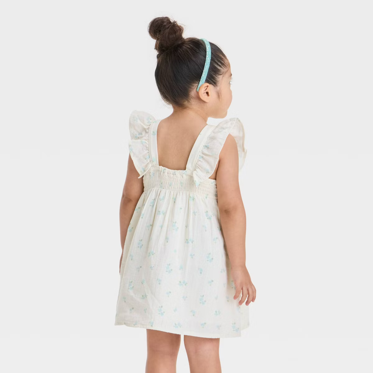 Toddler Girls' Smocked Gauze Dress - Cat & Jack™ | Target