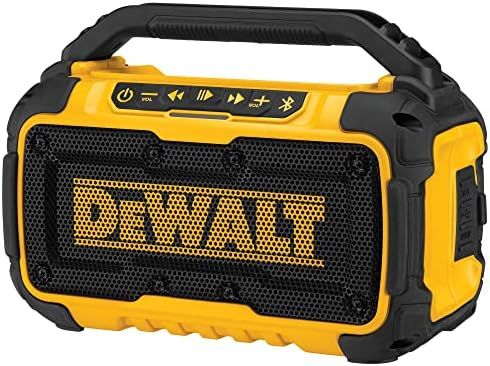 Amazon.com: DEWALT 20V MAX* Bluetooth Speaker for Jobsite, Tool Only (DCR010) : Electronics | Amazon (US)