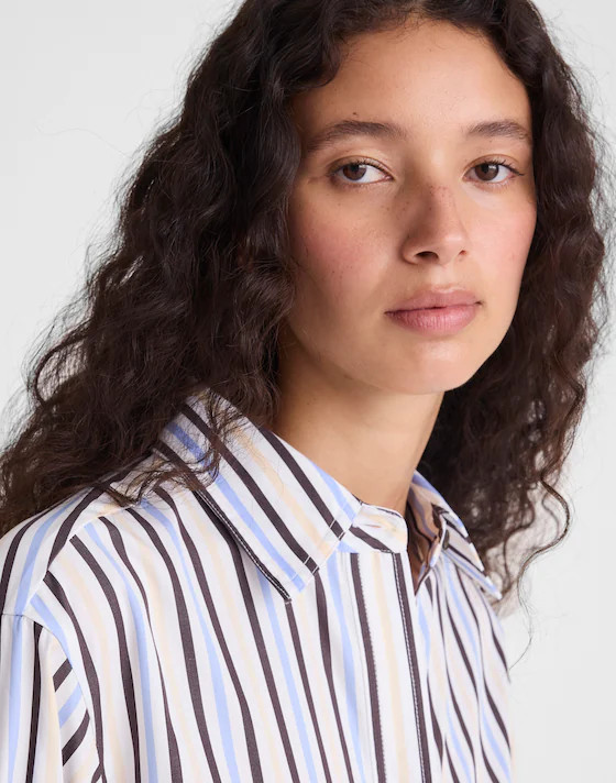 Tucked Mini Shirtdress | Madewell