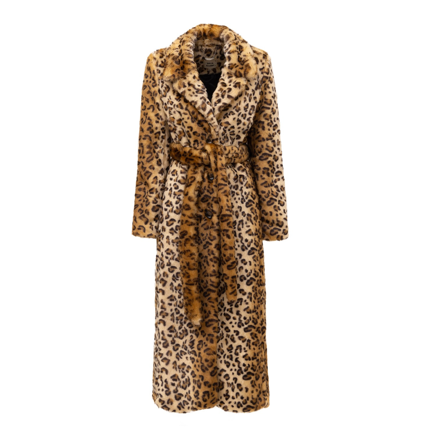 Demi-Season Animal Print Faux Fur Coat | Wolf & Badger
