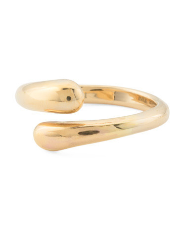 14Kt Gold Electroform Bypass Ring | TJ Maxx