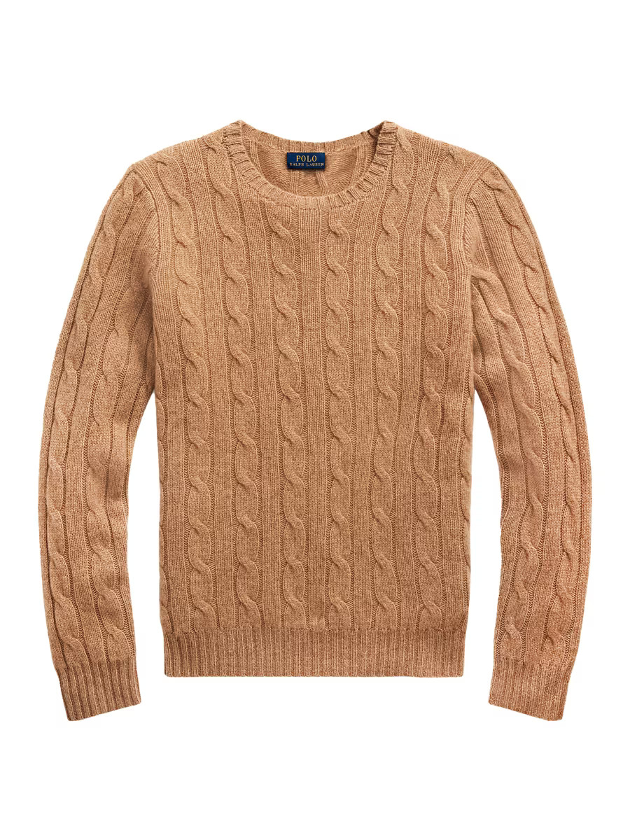 Cashmere Cable-Knit Crewneck Sweater | Saks Fifth Avenue