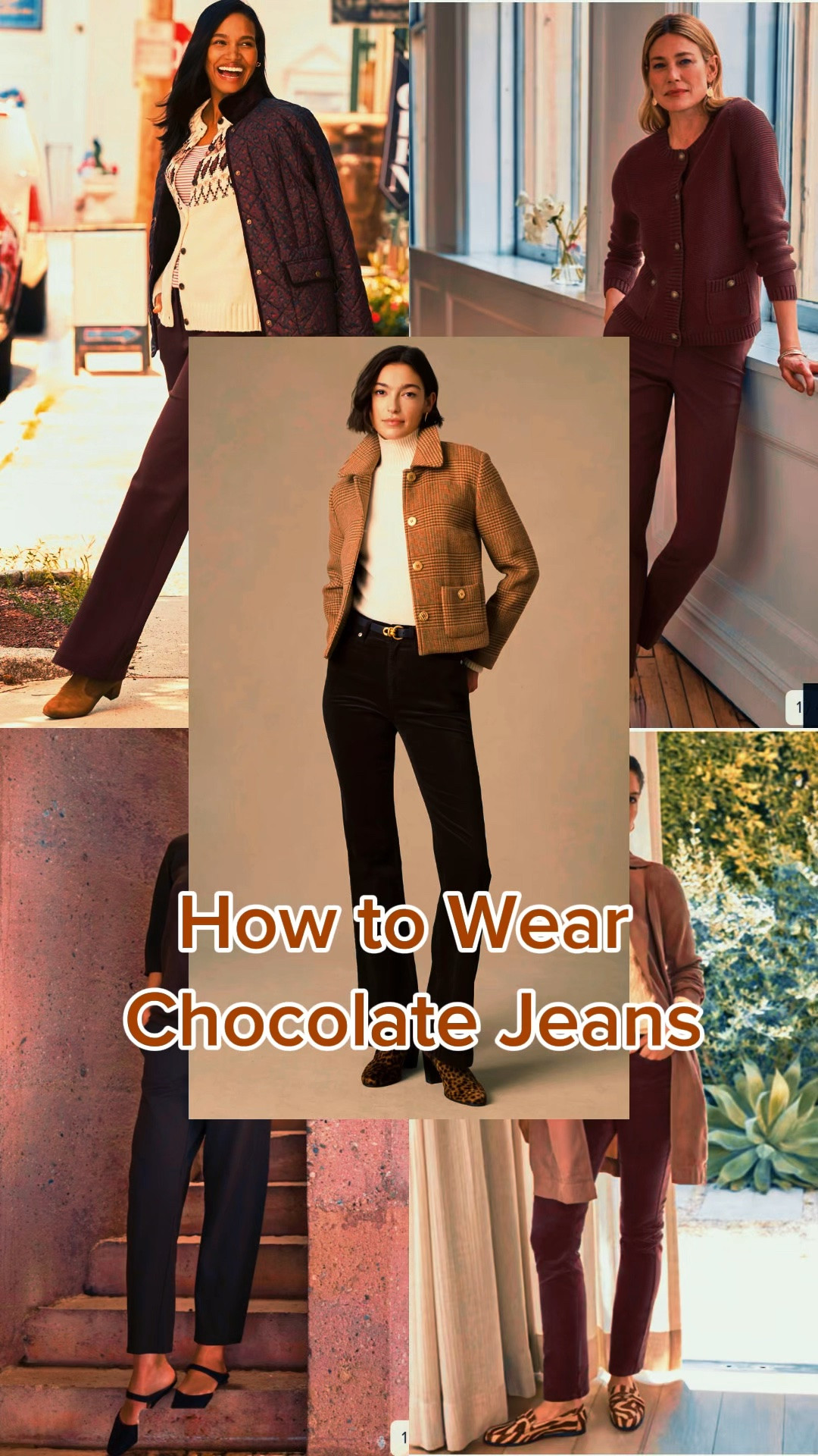 Chocolate on chocolate is the vibe this season 🍫✨ Wearing head-to-toe monochromatic tones is the easiest way to look instantly put-together. I paired these rich chocolate jeans with a matching knit sweater and broke it up with some luxe tan accessories for contrast. If you need me, I’ll be living in this color palette all autumn.

#LTKstyletip #ChocolateJeans #MonochromeStyle #FallOutfitInspo #Neutrals

#LTKOver40 #LTKTravel #LTKWorkwear