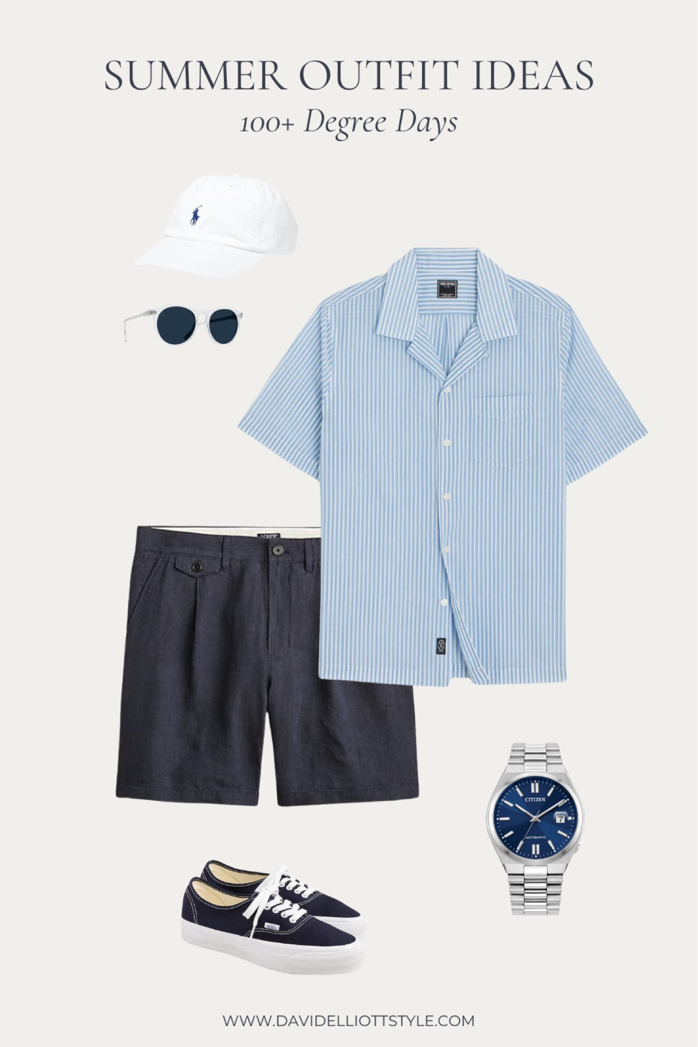 Blue summer outfit for hot days!

#LTKMens