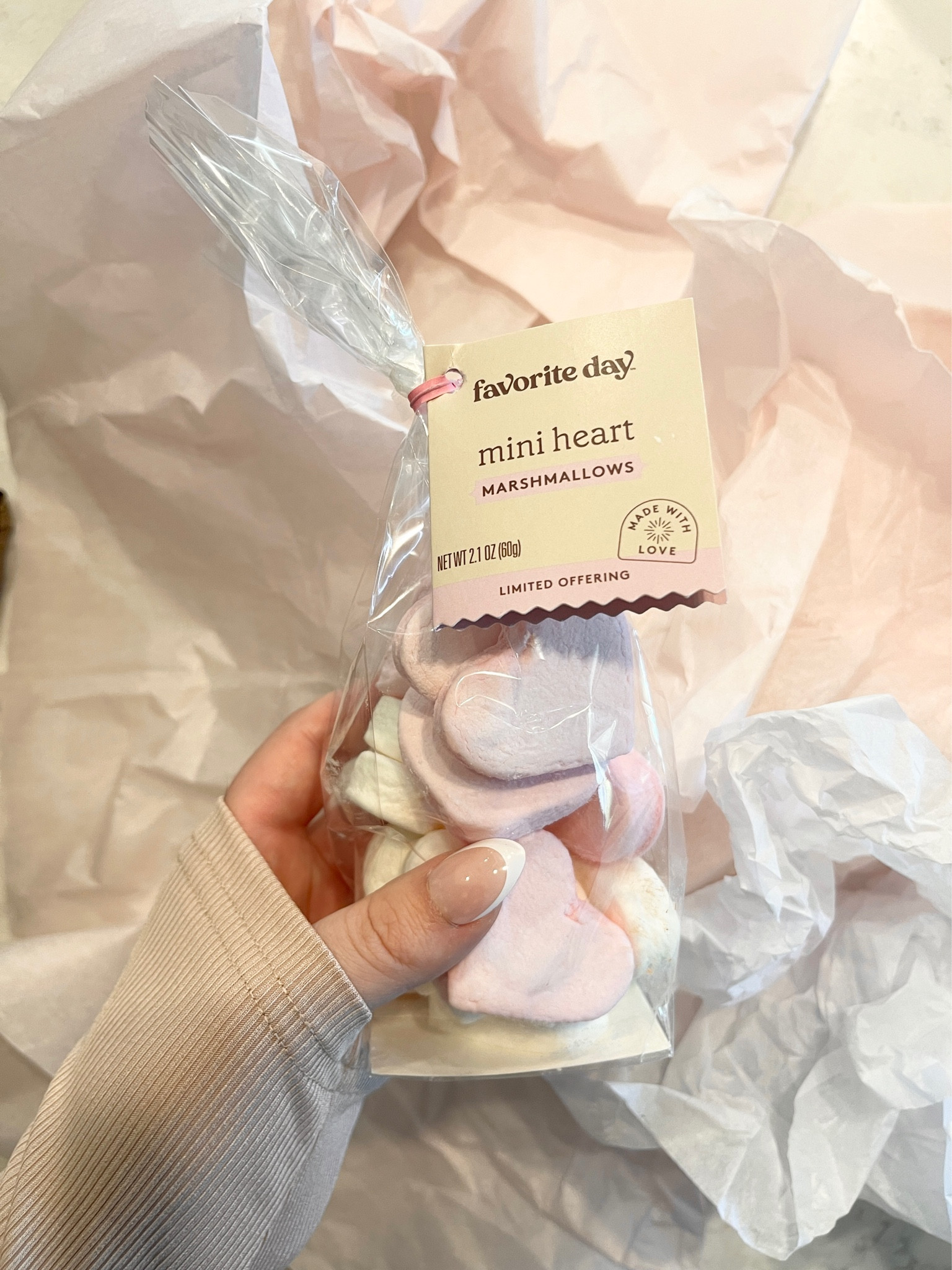 Found the cutest pink and white Valentine’s Day mini heart marshmallows from Target!

Prepare yourself for Valentine's Day with the Valentine's Pink and White Mini Heart Marshmallows from Favorite Day. The whole family will love these sweet treats - if, that is, you can bring yourself to share. They make great gifts for your special someone or for the office or your kid's school, and if you're hosting a party, they also make a great addition to a Valentine's Day candy board or snack bar. 

#LTKSeasonal #LTKGiftGuide #LTKhome