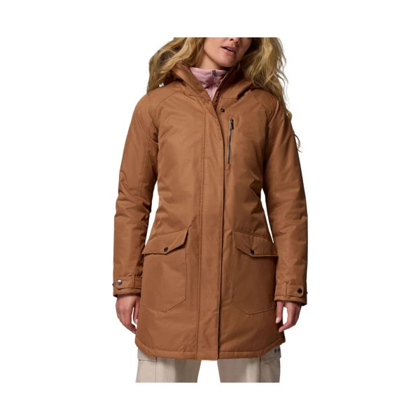 Women's Columbia Suttle Mountain Parka Small Camel Brown | Scheels Sports