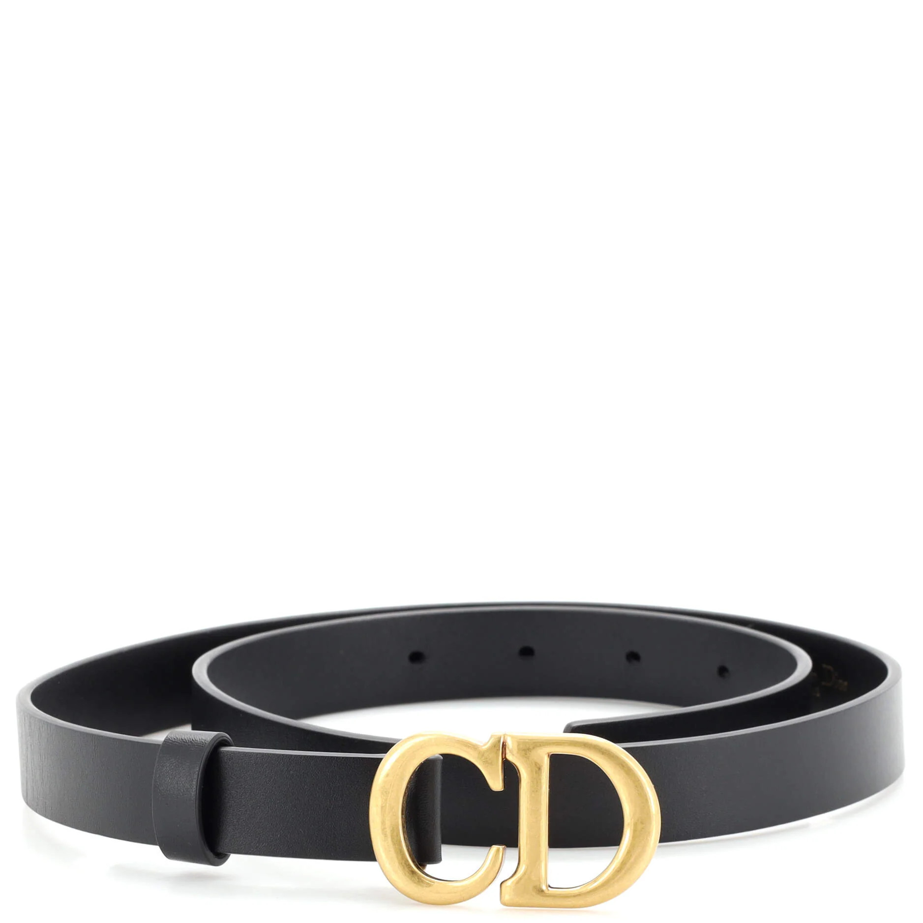 Christian Dior Saddle Belt Leather Thin 95 | Rebag