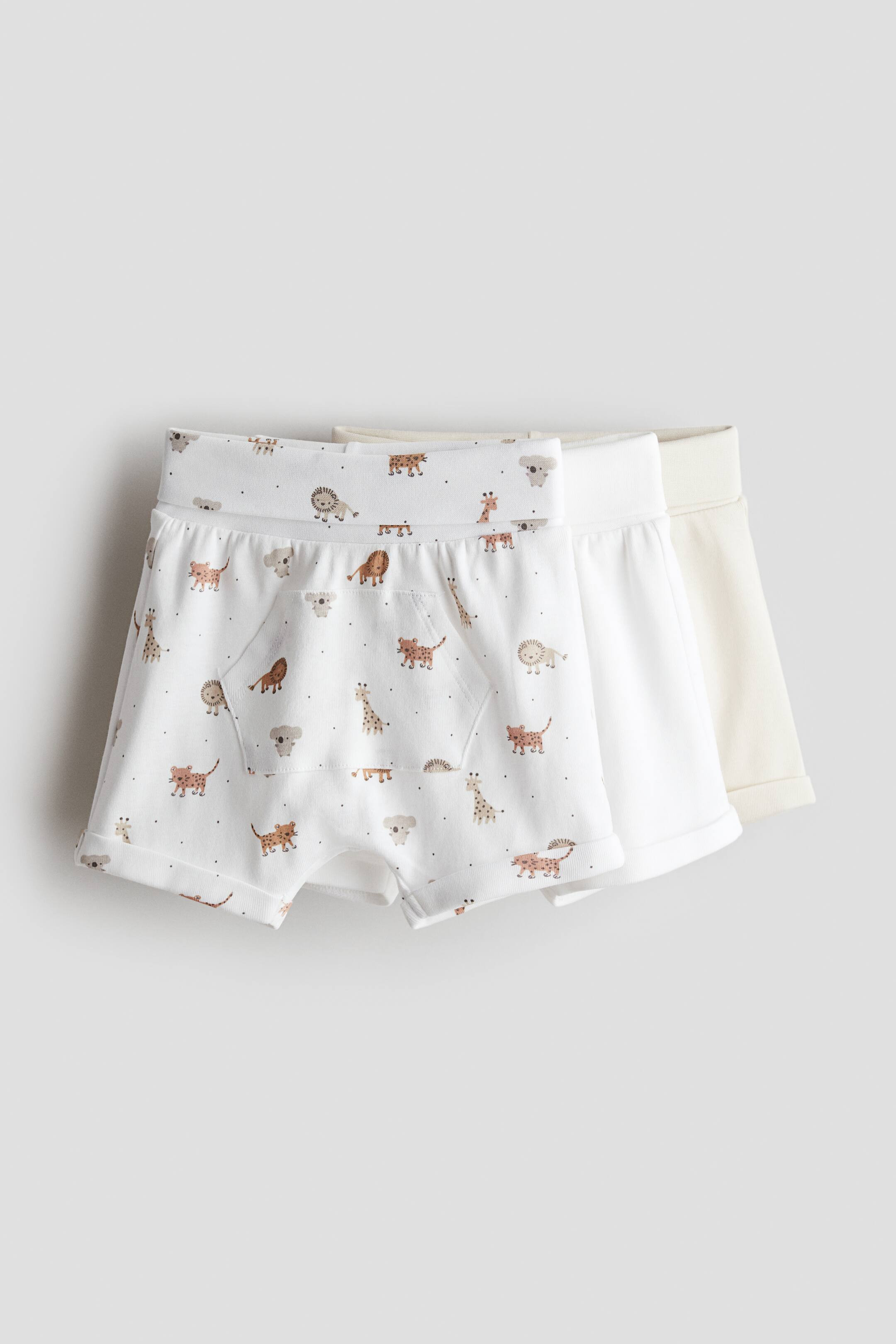 3-pack Cotton Jersey Shorts | H&M (US + CA)