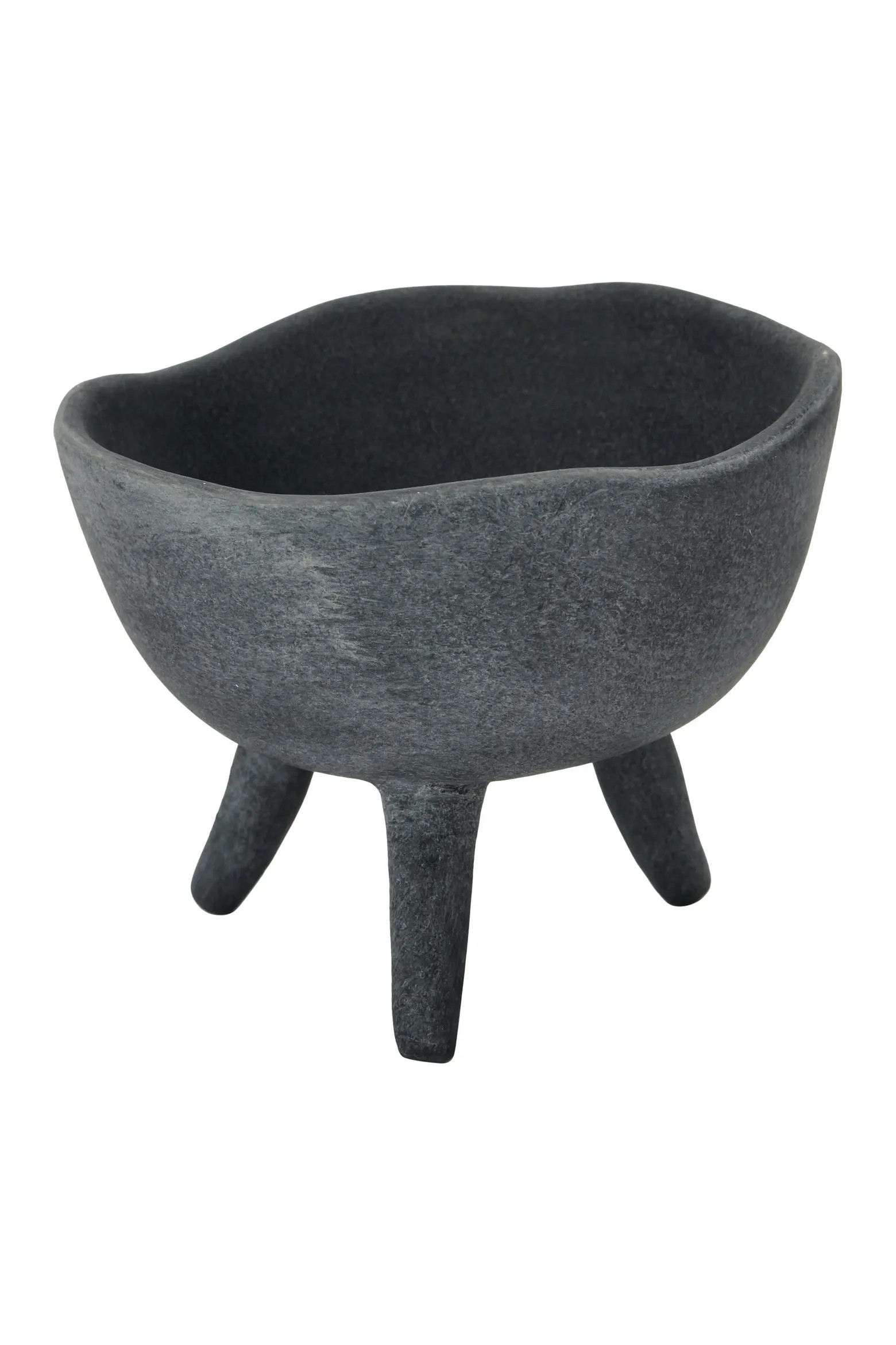 Storied Home Boho Terracotta Footed Bowl, Slate Grey | Nordstrom | Nordstrom