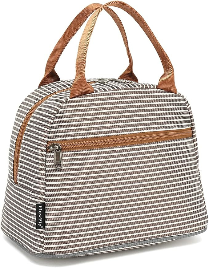 FlowFly Lunch Bag Tote Bag Lunch Organizer Lunch Holder Insulated Lunch Cooler Bag for Women/Men,... | Amazon (US)