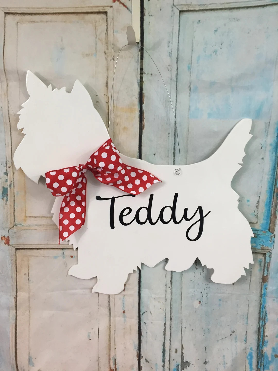 West Highland White Terrier, West Highland White Terrier Door Hanger, West Highland White Terrier... | Etsy (US)