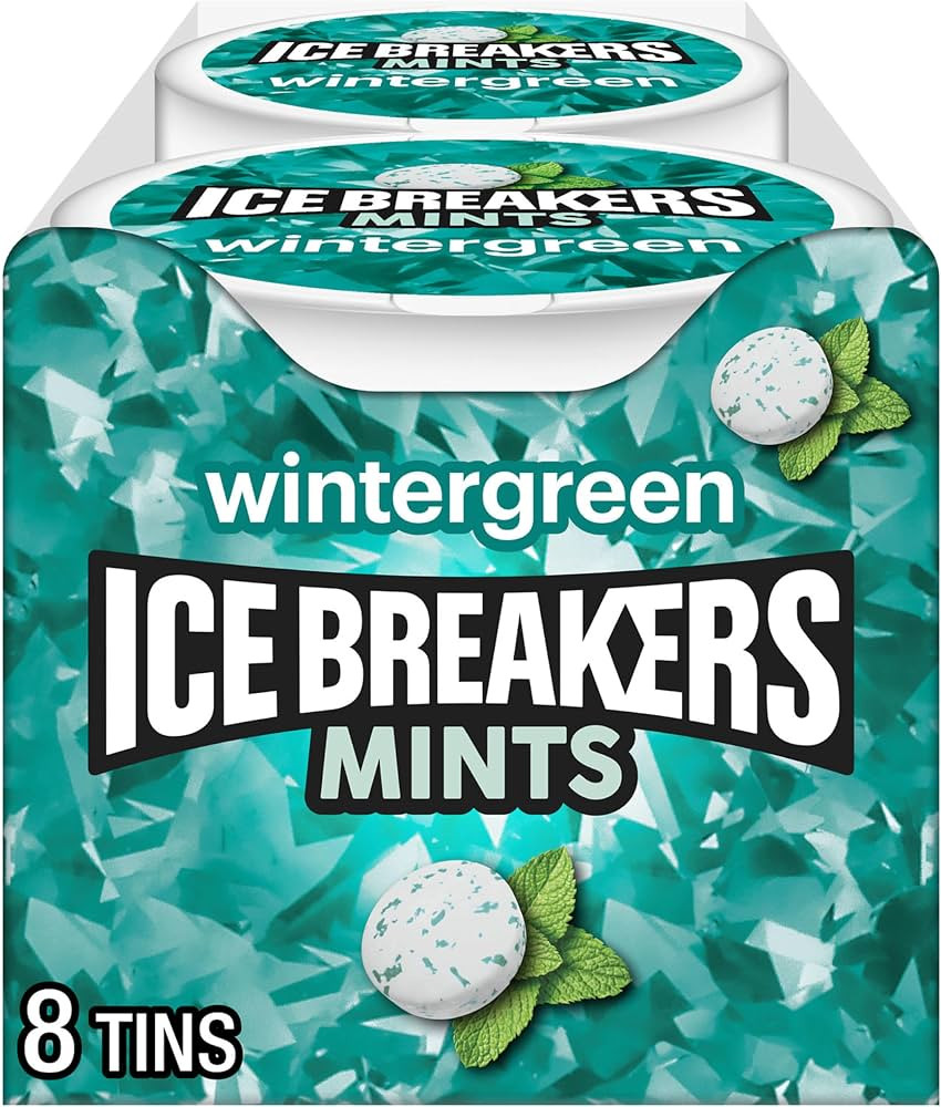 ICE BREAKERS Wintergreen Sugar Free Mints Tins, 1.5 oz (8 Count) | Amazon (US)