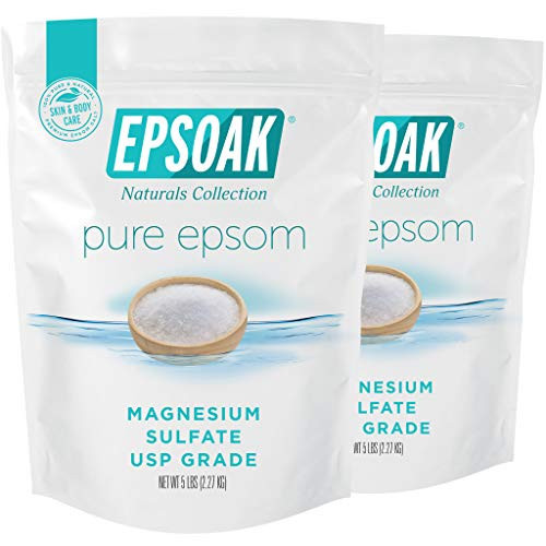 Epsoak Epsom Salt 10 lbs. (Qty. 2, 5 lb. Bags) Magnesium Sulfate USP | Amazon (US)