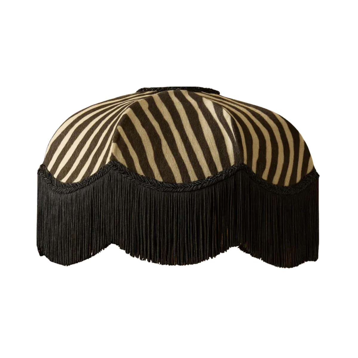 The Black Zebra Lampshade | Unique Lighting | Scout Design Studio