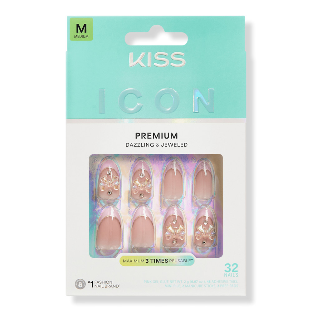 Kiss ICON Premium Press On Nails - Vibrant | Ulta