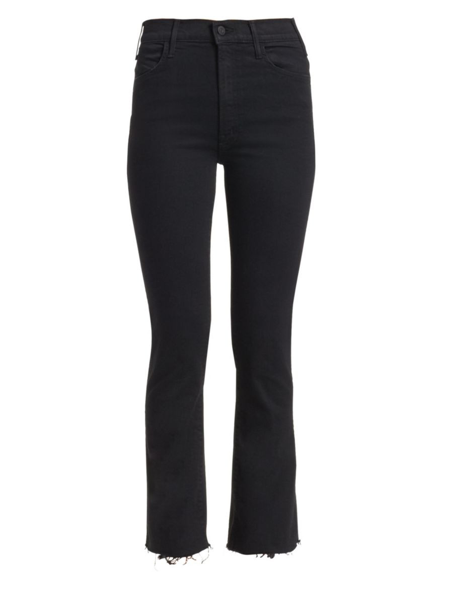 The Hustler High-Rise Ankle Fray Jeans | Saks Fifth Avenue