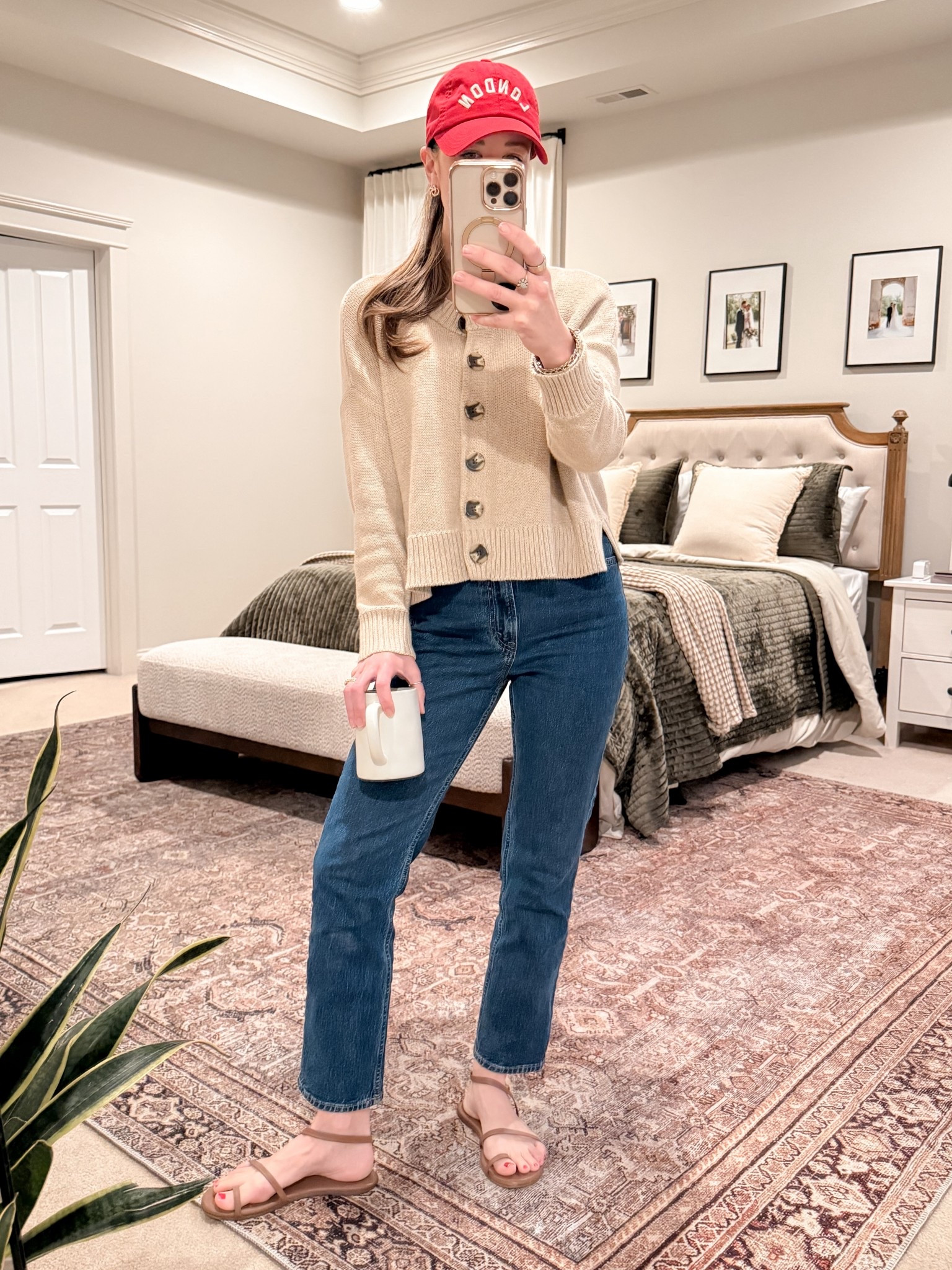 Spring Staple You’ll Wear on Repeat 🤍

• Quince viral cardigan
• Abercrombie high rise ankle straight jeans (sized up to 26 in this wash)
• Minimal leather summer sandals

This cardigan is one of those effortless spring capsule wardrobe pieces — lightweight, neutral, and easy to layer over tees or wear buttoned as a top.

The cropped length works perfectly with high-rise denim, and these ankle straight jeans are such a flattering everyday fit (just size up in this wash).

Use my Quince code INFG-25SIMPLYCHICMAMA10 for savings on their cashmere 🤍 The quality for the price is hard to beat.

Perfect for:
• Spring capsule wardrobe
• Neutral cardigan outfit
• Quince cardigan review
• Casual chic mom outfits
• Ankle straight jeans outfit
• Everyday minimalist style

This is a true mix-and-match piece you’ll reach for all season.



#LTKootd #LTKmomlife #LTKgrwm