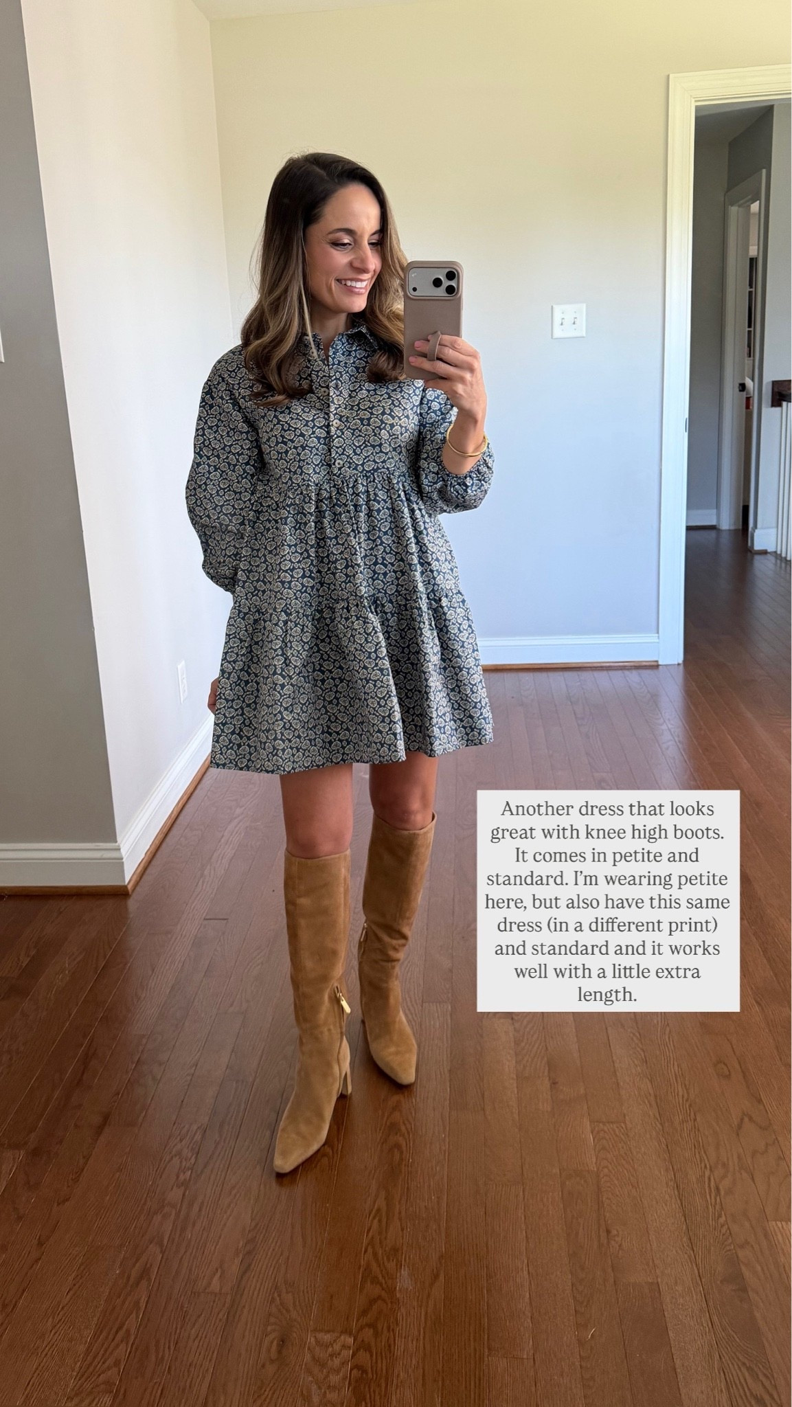 Let’s talk about a few petite-friendly dresses for all of your fall occasions! 

Anthropologie: petite xxs - on sale today! 
Boots (Sam Edelman): true to size 15” shaft on a size 5 

For size comparison, I’m 4’10” 105lbs. My measurements are 32”, 24”, 36”. I typically wear petite xxs/00/24 and have a 25” ankle inseam and a 27.5-28” full length inseam.

#LTKPetite