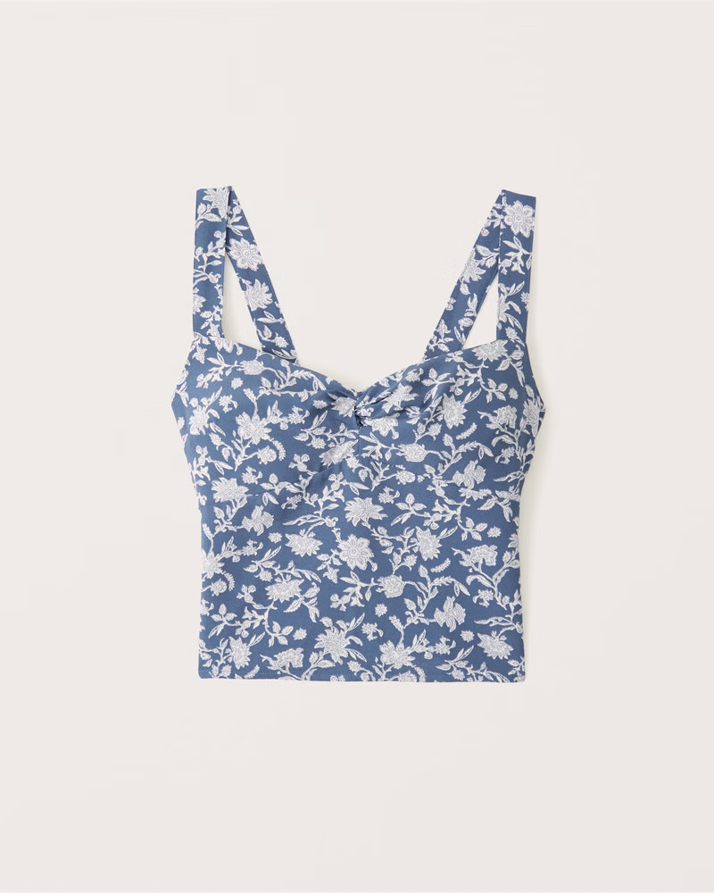 Women's Twist-Front Wide Strap Cami | Women's Up to 40% Off Select Styles | Abercrombie.com | Abercrombie & Fitch (US)